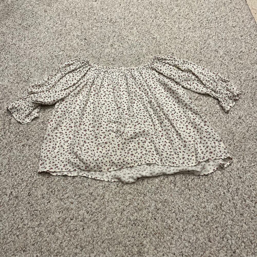 Denim & Supply Ralph Lauren Floral Off the Shoulder Top S Feminine Cottagecore